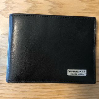 BURBERRY BLACK LABEL - バーバリーブラックレーベル 二つ折り財布の BURBERRY BLACK LABEL - バーバリーブラックレーベル 二つ折り財布の