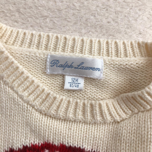 Ralph Lauren(ラルフローレン)のセーター 80センチ キッズ/ベビー/マタニティのベビー服(~85cm)(ニット/セーター)の商品写真