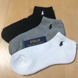 ポロラルフローレン(POLO RALPH LAUREN)の正規品 ポロラルフローレン レディース ソックス  3足3色セット(ソックス)