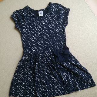 プチバトー(PETIT BATEAU)のプチバトー　4ans ワンピース　極美品　女の子(ワンピース)