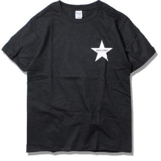 ティーエムティー(TMT)のDrawing STAR Tシャツ スター Mサイズ ブラック(Tシャツ/カットソー(半袖/袖なし))