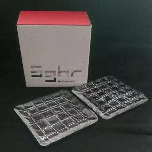 Sghr(スガハラ)の6.9から値上げ スガハラガラス sghr プレート インテリア/住まい/日用品のキッチン/食器(食器)の商品写真