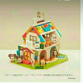 ディズニー(Disney)の6/3まで限定価格 KIDEA House＆ミッキーフレンズ 新品未開封(積み木/ブロック)