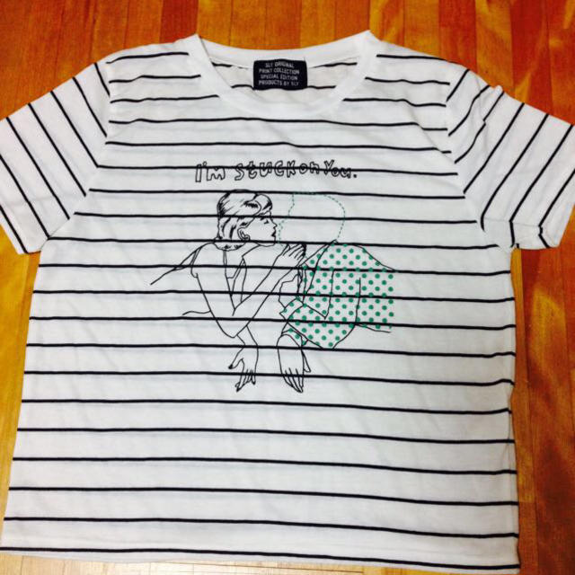 SLY(スライ)のSLYボーダーTシャツ レディースのトップス(Tシャツ(半袖/袖なし))の商品写真