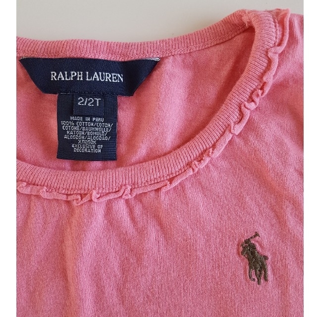 Ralph Lauren(ラルフローレン)のRALPH LAUREN　Tシャツ 2/2T(95) キッズ/ベビー/マタニティのキッズ服女の子用(90cm~)(Tシャツ/カットソー)の商品写真
