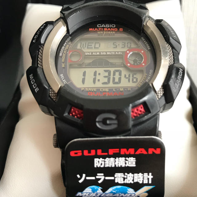 G-SHOCK(ジーショック)の★ G-SHOCK ボーナスセール ★ 中古 GULFMAN ソーラー電波  メンズの時計(腕時計(デジタル))の商品写真