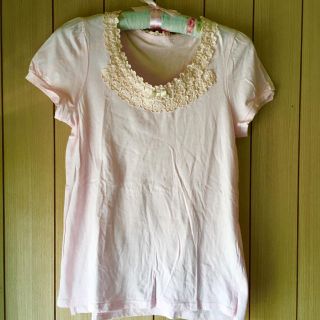 フランシュリッペ(franche lippee)の新品未使用 フランシュリッペ お花モチーフ付Tシャツ(Tシャツ(半袖/袖なし))