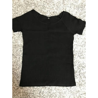 ユニクロ(UNIQLO)のリブTシャツ(Tシャツ(半袖/袖なし))