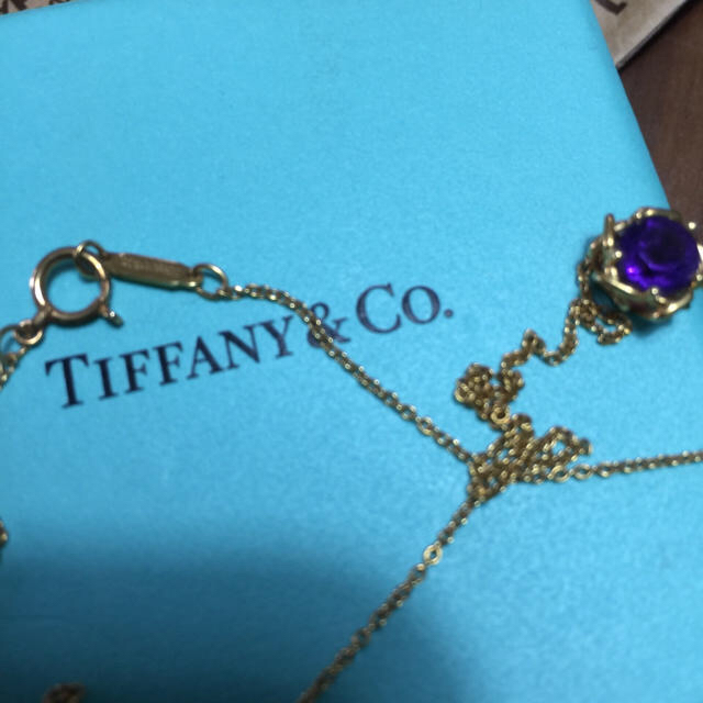 Tiffany & Co. - ティファニー アメジストの珍しいネックレスk18 ️の通販 by あんにゃ's shop｜ティファニーならラクマ