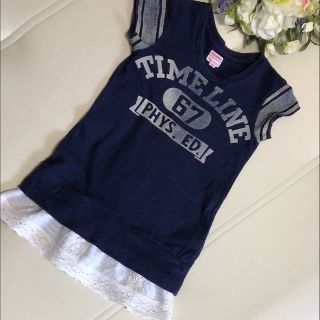 デニムダンガリー(DENIM DUNGAREE)の♪専用です♪デニム＆ダンガリー♪人気商品♪紺110(ワンピース)