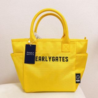 パーリーゲイツ(PEARLY GATES)の値下げ ★ 新品 完売品 限定モデル パーリーゲイツ イエロー カートバッグ(バッグ)