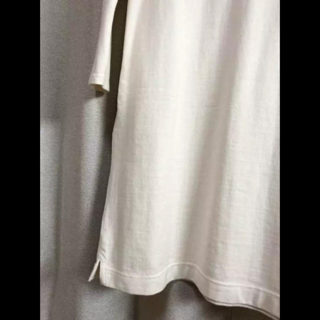 MUJI (無印良品)(ムジルシリョウヒン)の未使用  長袖 コットンワンピース レディースのワンピース(ひざ丈ワンピース)の商品写真