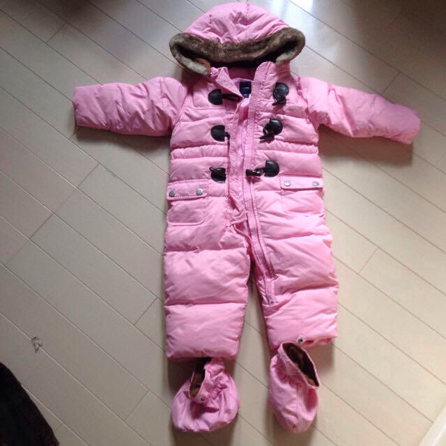 babyGAP(ベビーギャップ)のbabygap☆ダウンつなぎ80 キッズ/ベビー/マタニティのキッズ服女の子用(90cm~)(その他)の商品写真