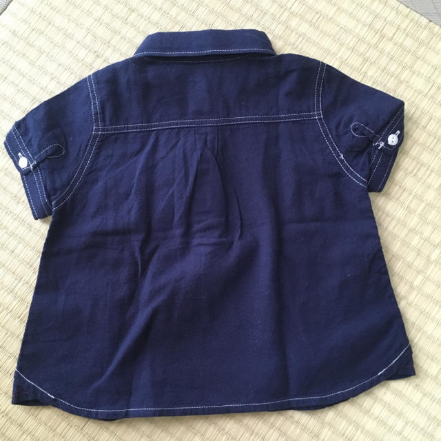 MUJI (無印良品)(ムジルシリョウヒン)の無印 シャツ キッズ/ベビー/マタニティのベビー服(~85cm)(シャツ/カットソー)の商品写真