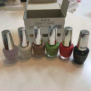 オーピーアイ(OPI)のOPI マニュキア4本 トップコート1本 ベースコート1本(マニキュア)