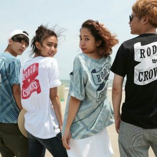 ロデオクラウンズワイドボウル(RODEO CROWNS WIDE BOWL)の新品✩RODEO CROWNS*RCWB*RCSリボンロゴビッグTシャツ(Tシャツ(半袖/袖なし))