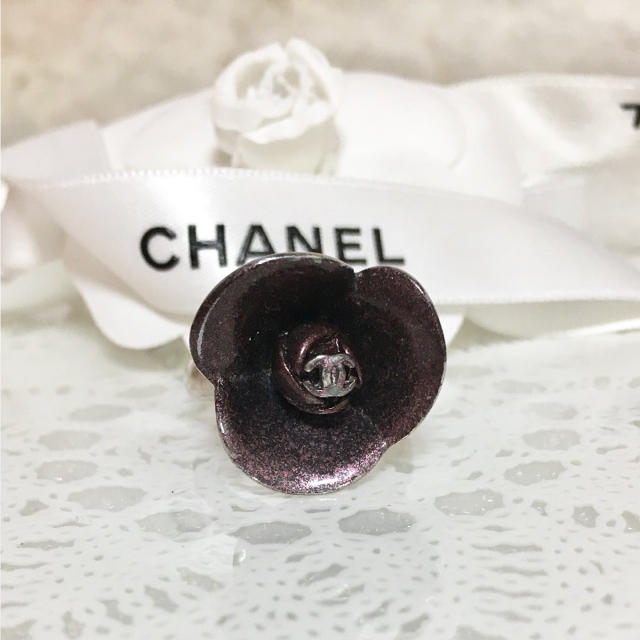 CHANEL - 正規品 シャネル 指輪 花 シルバー ココマーク リング フラワー パープル 銀の通販 by ☆ハーベスト☆｜シャネルならラクマ