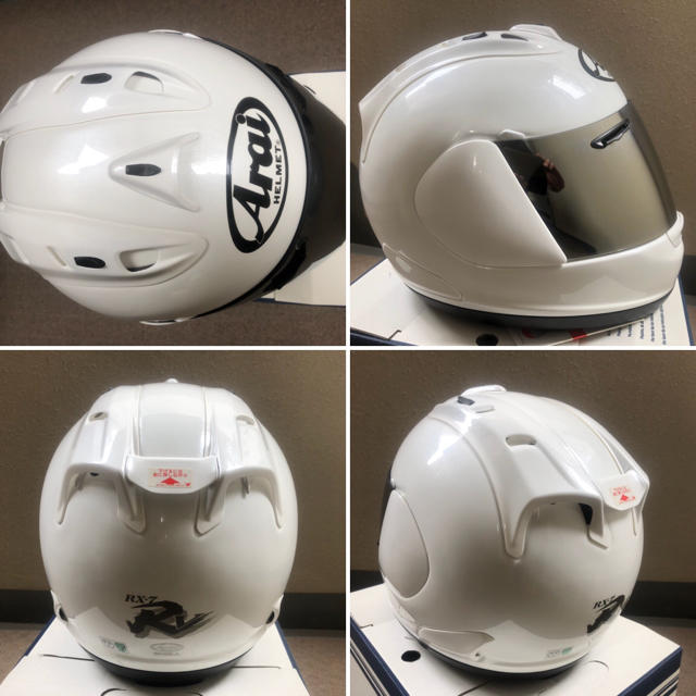 Arai RX-7 RR5 L グラスホワイト