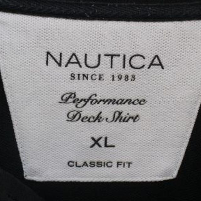 NAUTICA(ノーティカ)のUS ノーティカ ビッグサイズ 半袖 ポロシャツ BKWHXL メンズのトップス(ポロシャツ)の商品写真