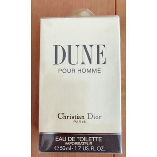 ディオール(Dior)のDior DUNE FOR MEN ５０㎖　紙袋セット売り値下げ(香水(男性用))