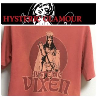 ヒステリックグラマー(HYSTERIC GLAMOUR)のヒステリックグラマー 半袖 ポロシャツ 旧タグ サーモンピンク(ポロシャツ)