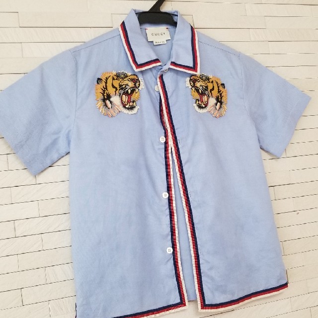 Gucci(グッチ)のJさん専用GUCCIチルドレン　シャツ　サイズ6 キッズ/ベビー/マタニティのキッズ服男の子用(90cm~)(Tシャツ/カットソー)の商品写真