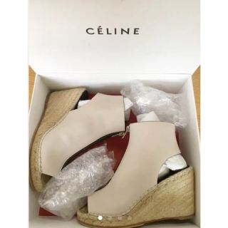 セリーヌ(celine)の【期間限定価格】 セリーヌ　エスパドリーユ　36　レザー　サンダル(サンダル)