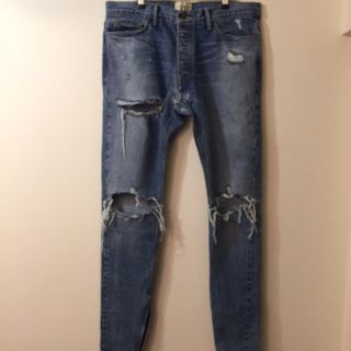 フィアオブゴッド(FEAR OF GOD)のFEAR OF GOD Selvedge Denim Vintage デニム35(デニム/ジーンズ)