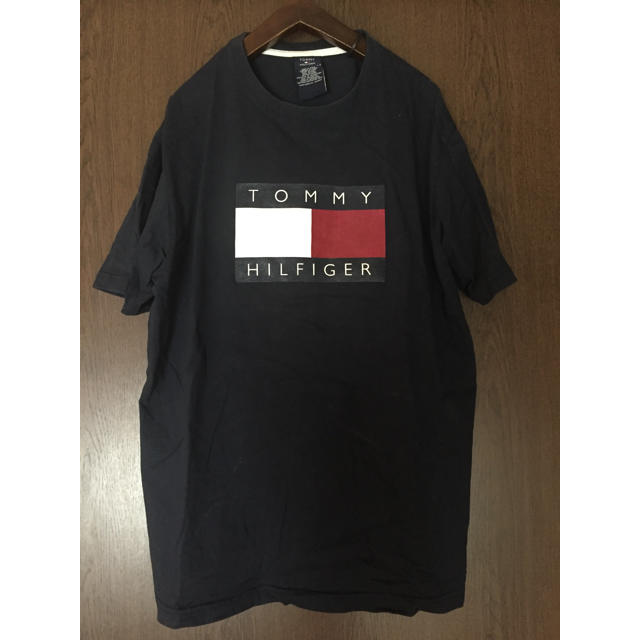 TOMMY HILFIGER(トミーヒルフィガー)の90s tommy hilfiger フラッグ Tシャツ  メンズのトップス(Tシャツ/カットソー(半袖/袖なし))の商品写真