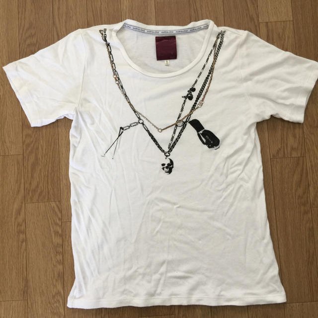 MARK&LONA(マークアンドロナ)のMARK&LONA ネックレスデザイン Tシャツ S レディースのトップス(Tシャツ(半袖/袖なし))の商品写真