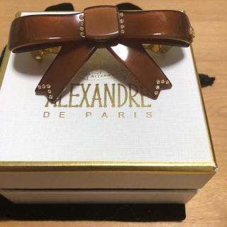 アレクサンドルドゥパリ(Alexandre de Paris)のたろまり様専用  おまとめ割引大サイズ 十和子バレッタ ブラウン(バレッタ/ヘアクリップ)