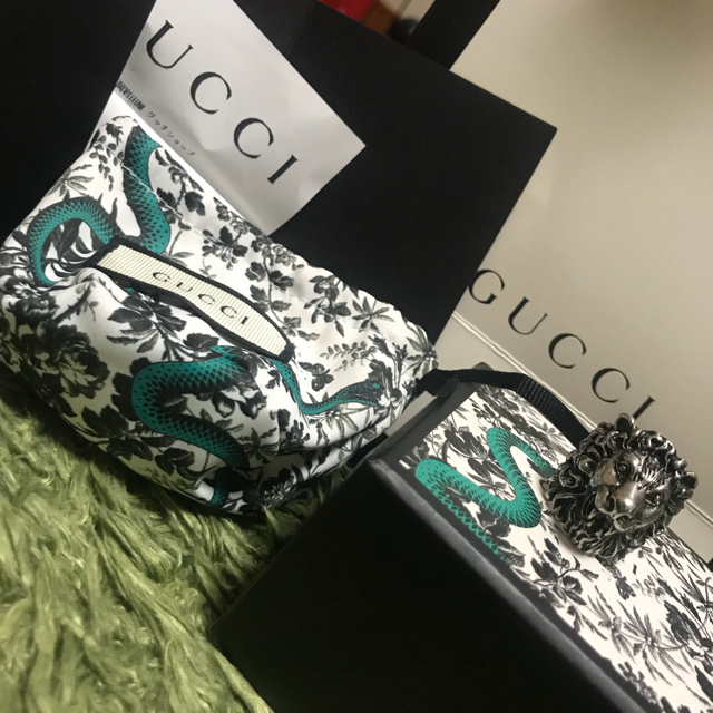 Gucci - gucci ライオンヘッドリング 19号の通販 by たか's shop