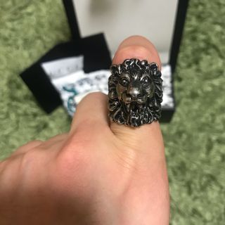 GUCCI】ライオンヘッドリング 19号-