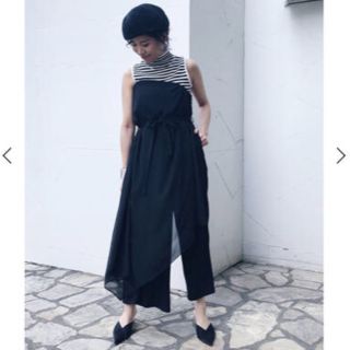 アメリヴィンテージ(Ameri VINTAGE)のAMERI  OVER HIGH WAIST LIKE PANTS(ロングワンピース/マキシワンピース)