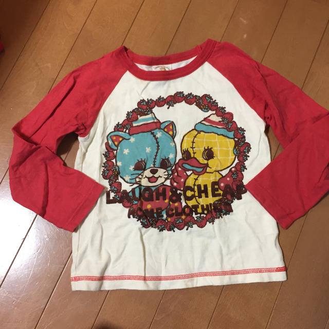 LAUGH & CHEAP(ラフアンドチープ)の専用 3点セット LAUGH AND CHEAP 110 長袖 Ｔ キッズ/ベビー/マタニティのキッズ服女の子用(90cm~)(Tシャツ/カットソー)の商品写真