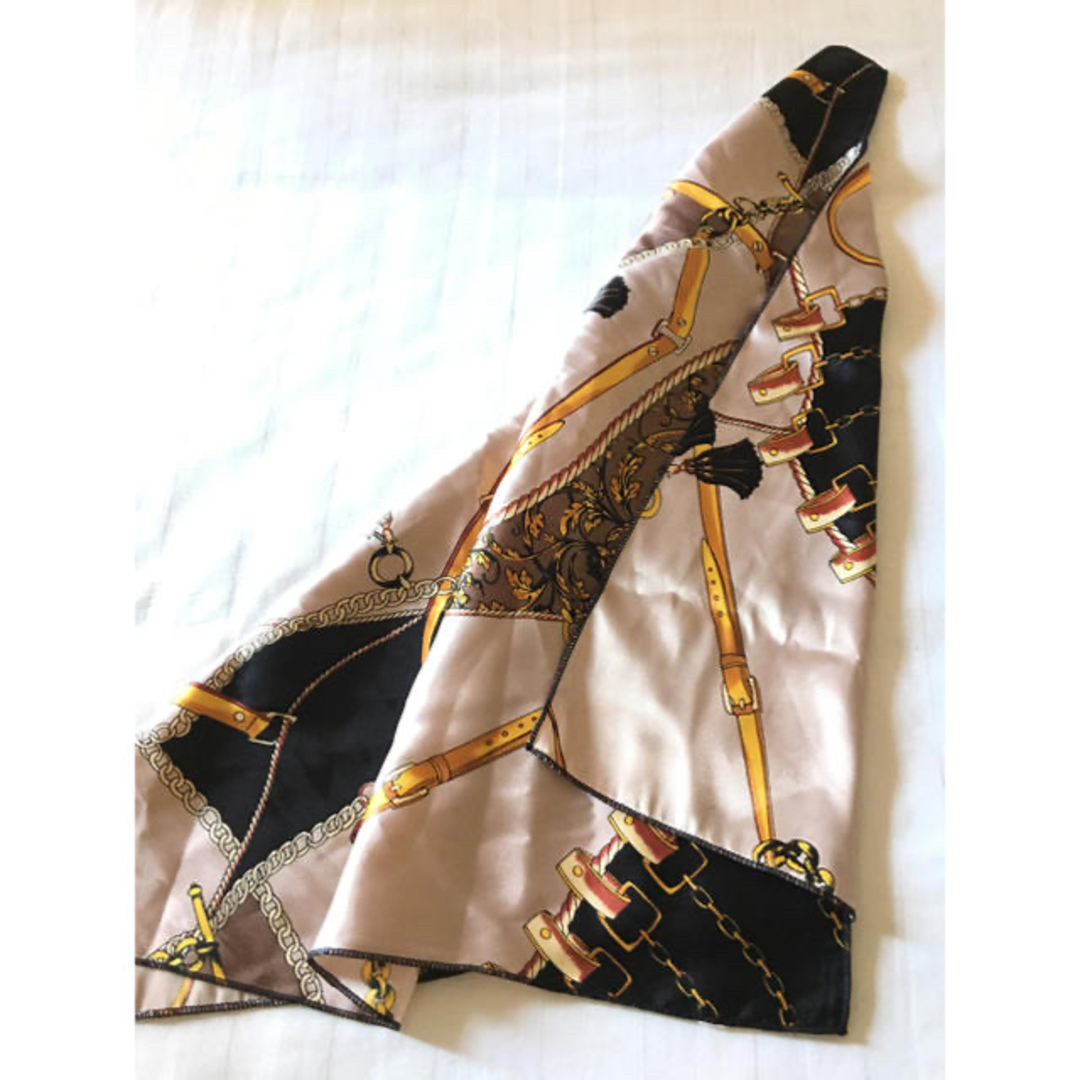 バックスカーフ/ アクセントスカーフ /スカーフ レディースのファッション小物(バンダナ/スカーフ)の商品写真