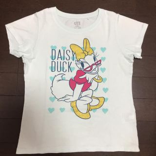 ユニクロ(UNIQLO)の【ユニクロ×ディズニー】 デイジー 半袖Tシャツ 140cm グリーン UT(Tシャツ/カットソー)