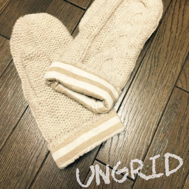 Ungrid(アングリッド)のungrid ケーブル編み手袋♡ レディースのファッション小物(手袋)の商品写真