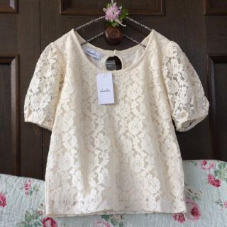 ダズリン(dazzlin)のdazzlin【昨季新品】レースパフトップス(シャツ/ブラウス(半袖/袖なし))