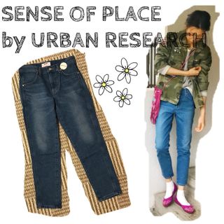 センスオブプレイスバイアーバンリサーチ(SENSE OF PLACE by URBAN RESEARCH)のWrangler/ラングラーコラボ アンクルスキニーパンツ(デニム/ジーンズ)