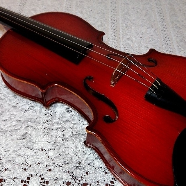 バイオリン 譜面台 レトロ調 装飾品 ハードケース 弓 弦楽器 置物  楽器の弦楽器(ヴァイオリン)の商品写真