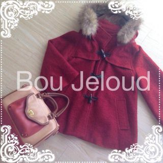 ブージュルード(Bou Jeloud)のリアルファーダッフル(ダッフルコート)