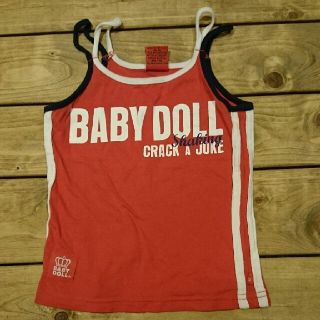 ベビードール(BABYDOLL)のベビードール キャミソール 100 女の子 赤(Tシャツ/カットソー)