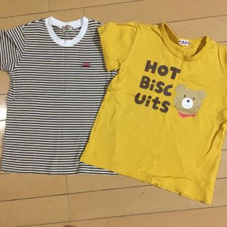 ホットビスケッツ(HOT BISCUITS)のHot Biscuitsとmikihouse120センチTシャツ(Tシャツ/カットソー)