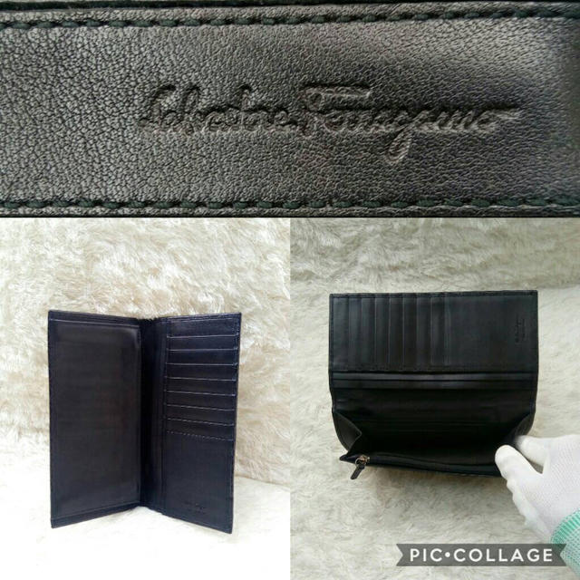 Salvatore Ferragamo(サルヴァトーレフェラガモ)のサルヴァトーレフェラガモ Salvatore Ferragamo レザー 長財布 メンズのファッション小物(長財布)の商品写真