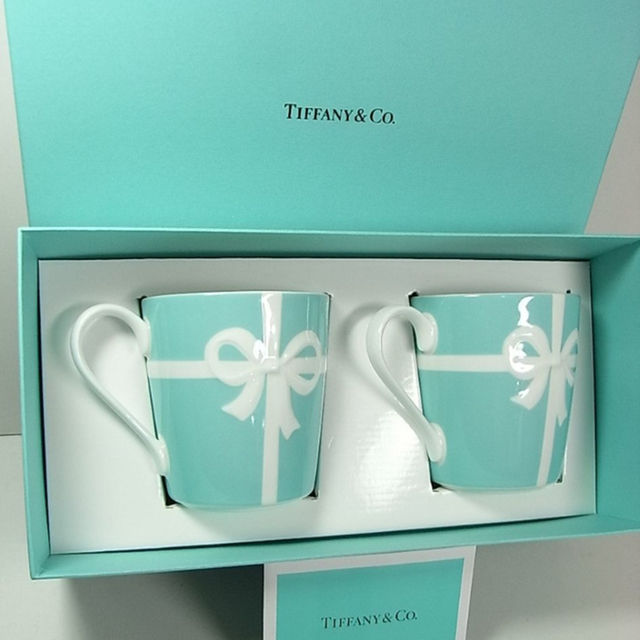 ★本物新品Tiffany & Co.ティファニーリボンマグカップ2P | フリマアプリ ラクマ