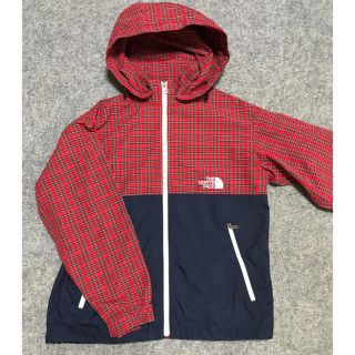 ザノースフェイス(THE NORTH FACE)のふみ様専用★ノースフェイス コンパクトジャケット キッズ140 タータンチェック(ジャケット/上着)