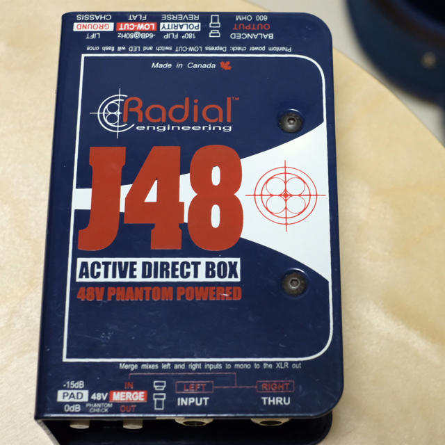 Radial J48 DI mk 楽器のレコーディング/PA機器(エフェクター)の商品写真