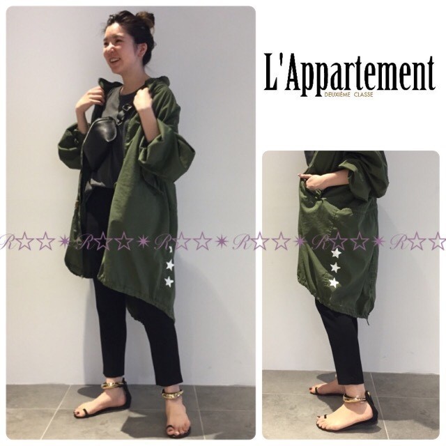 L'Appartement DEUXIEME CLASSE(アパルトモンドゥーズィエムクラス)のL'Appartement ☆ICONS MILITARY COAT☆6/2迄 レディースのジャケット/アウター(モッズコート)の商品写真