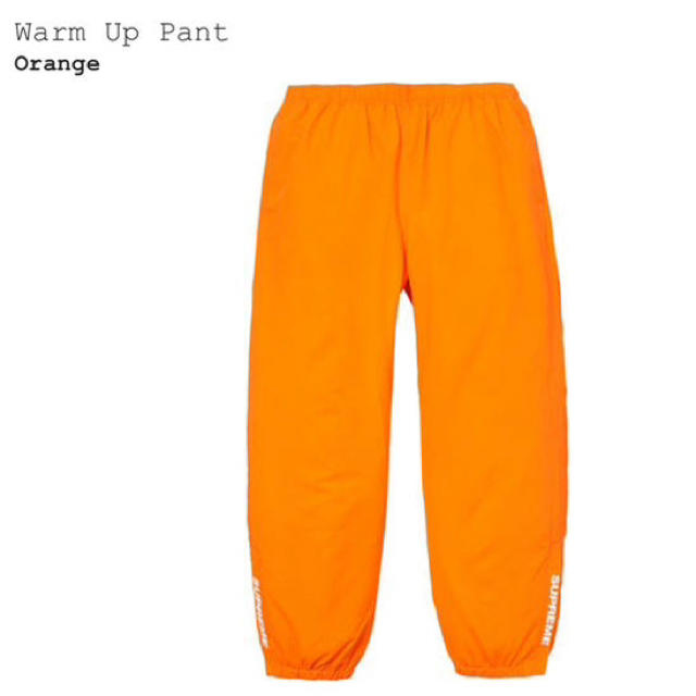 Supreme(シュプリーム)のSupreme 18ss  Warm UP pant orange メンズのパンツ(その他)の商品写真